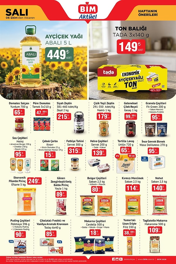Abalı Ayçiçek Yağı (5 L) 449 TL