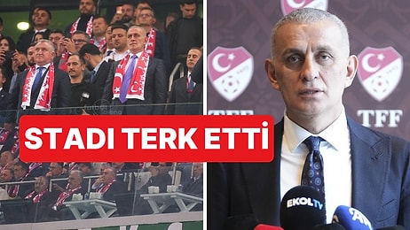 Tribünlerden 'İbrahim Dışarı' Tezahüratı Sonrasında Hacıosmanoğlu Milli Maçı Yarıda Bıraktı