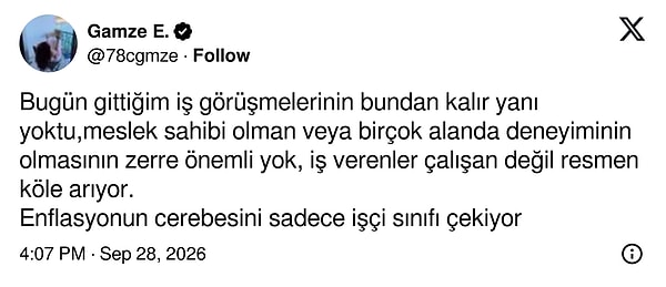 Aynı gün iş görüşmelerinden dönen biri, gördüklerinin bundan farksız olduğunu anlattı