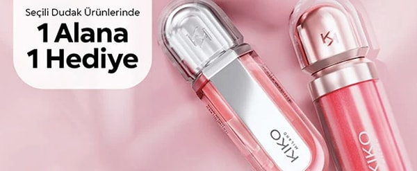 Kiko Milano'da '1 Alana 1 Hediye' veya 2. ürüne %50 indirime ek 1.000 TL'ye 200 TL kupon!