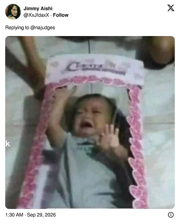 Kutuya konulan tek bebek o değilmiş, yanıtlarda bu kare de çıktı