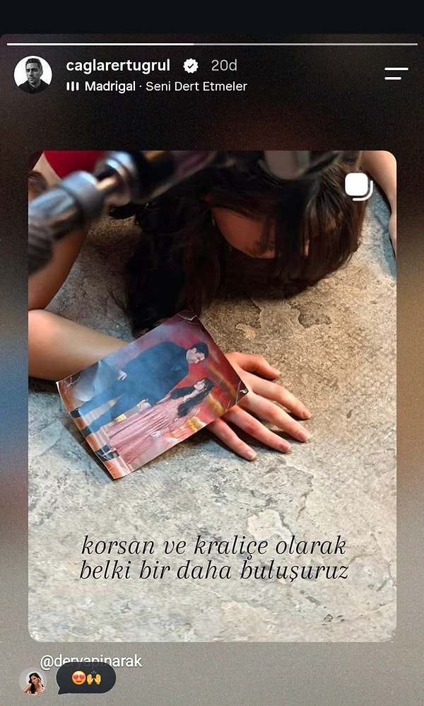 Çağlar Ertuğrul'dan Derya Pınar Ak'a Prens göndermesi dikkat çekti.