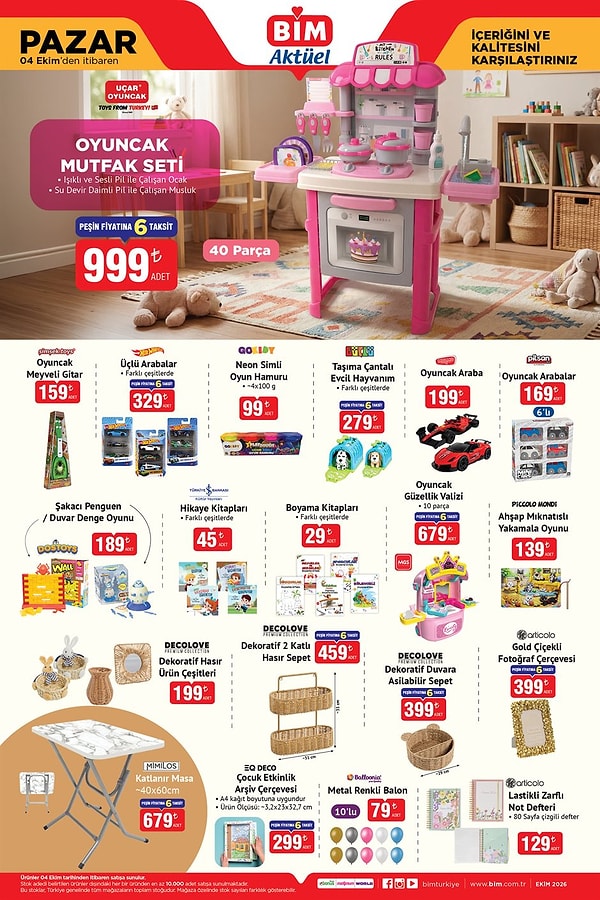 Uçar Oyuncak Mutfak Seti (40 Parça) 999 TL