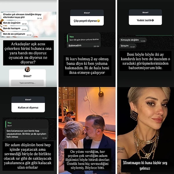 Feyza Altun geçtiğimiz günlerde "10 yılımı verdim" diyerek aldatıldığını duyurmuş, eski eşi İlker Sungurlar'a ait olduğunu söylediği mesajları peş peşe paylaşmıştı.