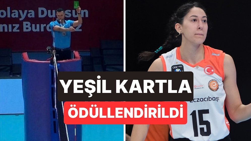 Maç Sayısında Topun Kendisine Değdiğini Söyleyen Voleybolcu Bengisu Aygün Yeşil Kartla Ödüllendirildi