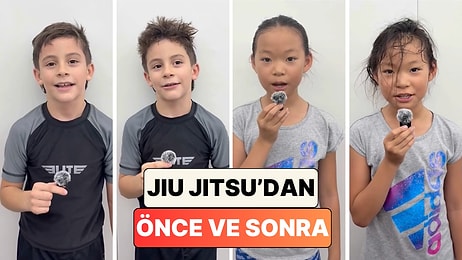 Minik Sporcuların Jiu-Jitsu Antrenmanından Önceki ve Sonraki Halleri Paylaşıldı