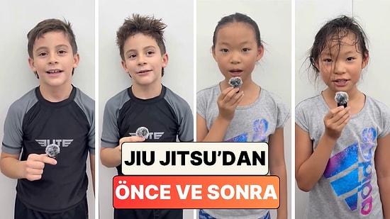 Minik Sporcuların Jiu-Jitsu Antrenmanından Önceki ve Sonraki Halleri Paylaşıldı