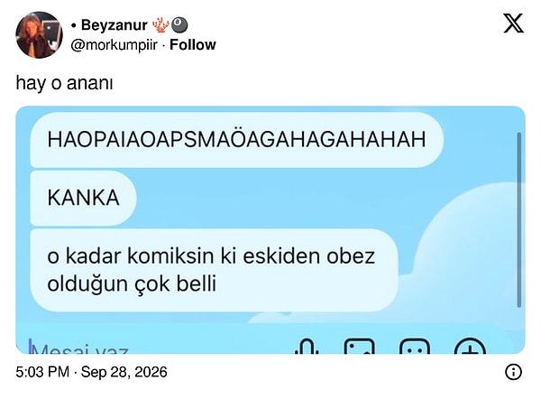 İltifat mı hakaret mi, karar veremedik.