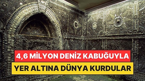 4,6 Milyon Deniz Kabuğuyla Yer Altına Bir Dünya Kurdular