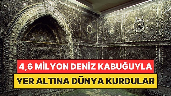 4,6 Milyon Deniz Kabuğuyla Yer Altına Bir Dünya Kurdular
