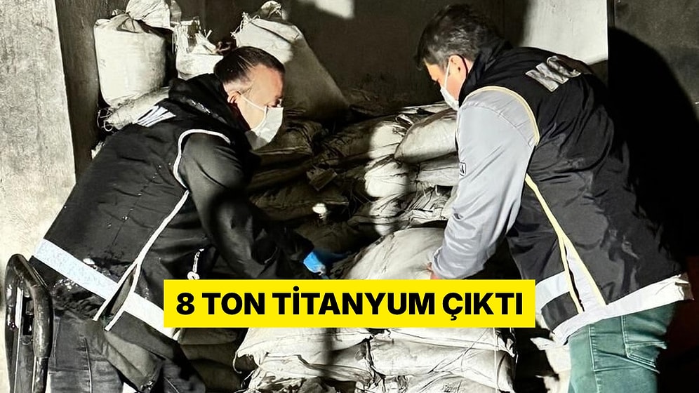 Uçak ve Roket Yapımında Kullanılıyor: Bartın'da Bir Evin Deposunda 8 Ton Titanyum Ele Geçirildi