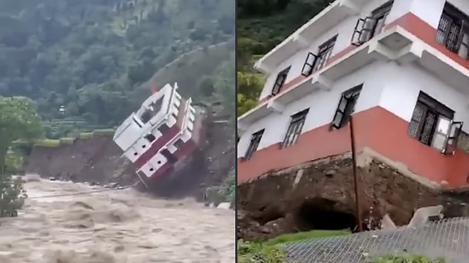 Dramatic Collapse: Nepal Government Building Swept Away by Floods