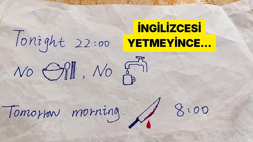 İngilizce Bilmeyen Çinli Hemşirenin Yabancı Hastaya Çizdiği Ameliyat Notu Güldürdü