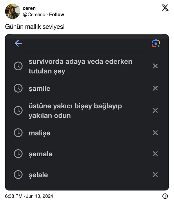 Meşale kelimesine ulaşmak için verilen büyük mücadele