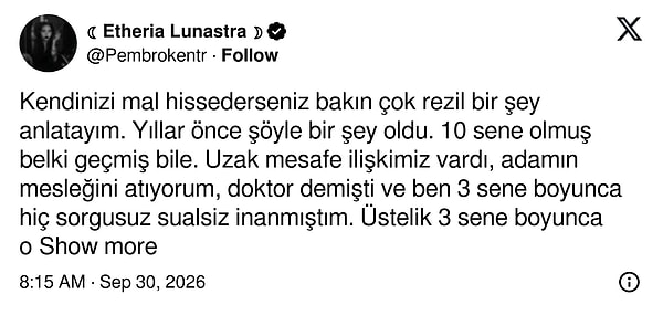 Üç yıl doktor sanılan uzak mesafe sevgilisi meğer oto tamircisinde çalışıyormuş