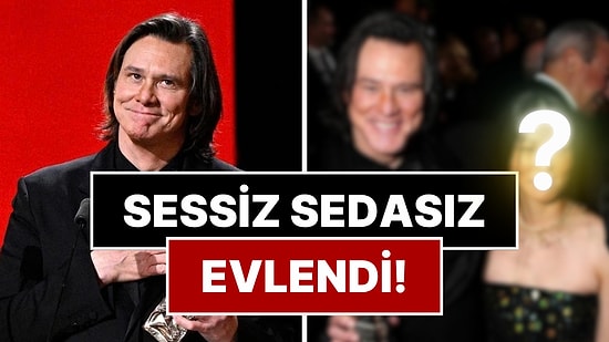 Aşkını Gözlerden Uzak Yaşıyordu: Jim Carrey 64 Yaşında Üçüncü Kez Evlendi!