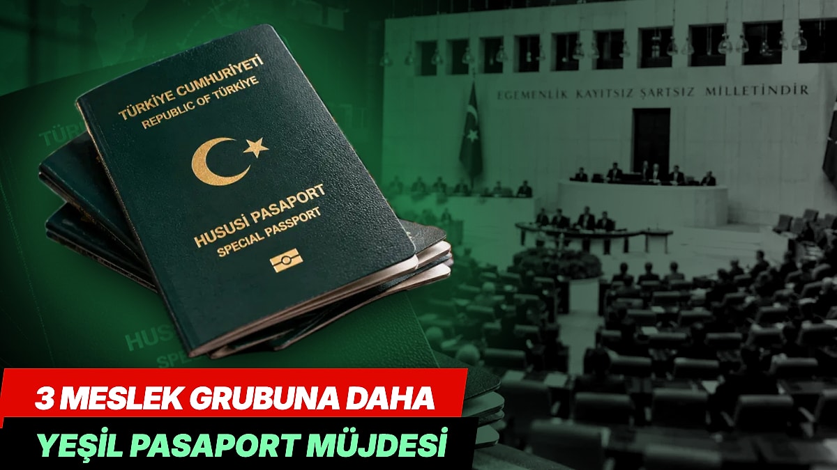 Yeşil Pasaport Kapsamı Genişliyor: Pilotlar, Mühendisler ve Mimarlar İçin Meclis'e İki Ayrı Teklif Sunuldu