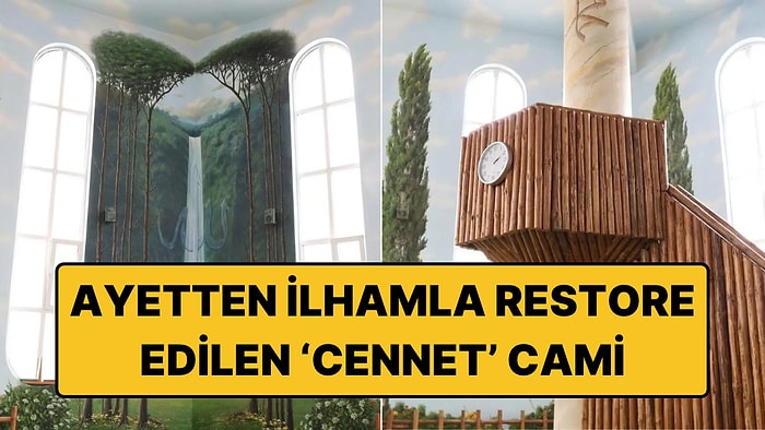 İçine Girenler Kendini Cennet Bahçesinde Sanıyor: Kırşehir'deki Bu Caminin İlham Kaynağı Bir Ayet