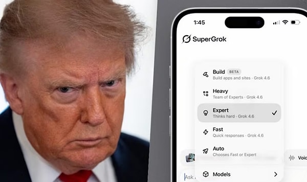 Trump önce kendi mirasını sordu.