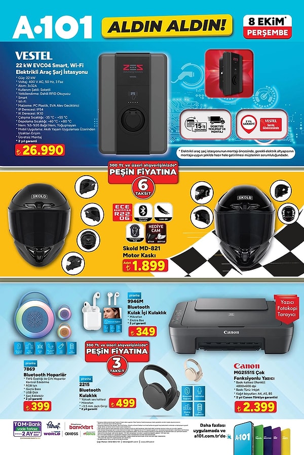 Vestel 22 kW EVC04 Smart, Wi-Fi Elektrikli Araç Şarj İstasyonu 26.990 TL