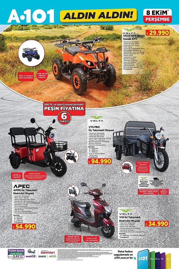 Volta VKX5 Off-Road Çocuk ATV: 29.990 TL