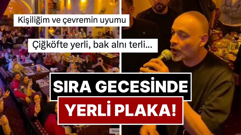 Sıra Gecesine Bir de Böyle Bakın: Ceza Şanlıurfa’da “Yerli Plaka” Söyledi!