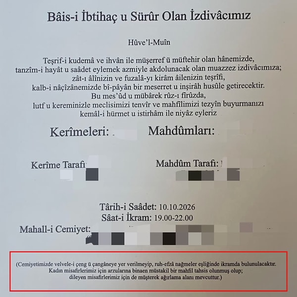 Dipnot da En Az Davetiyenin Kendisi Kadar Efsane!