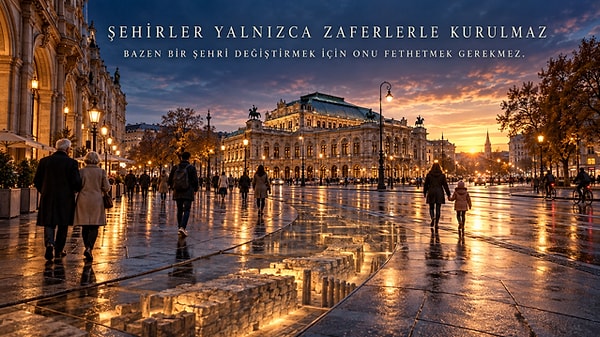 Şehirler yalnızca zaferlerle kurulmaz