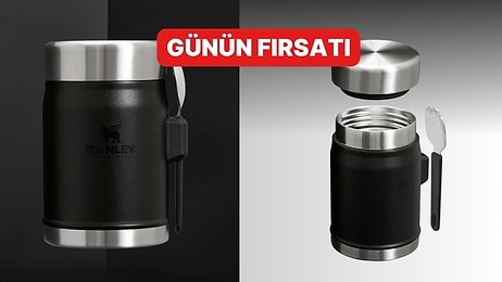 Dışarıda Yemek Yemek İstemeyenlere: Stanley Classic Legendary Vakumlu Yemek Termosu İndirimde!