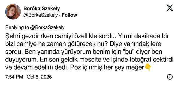 Székely: "Poz içinmiş her şey meğer"