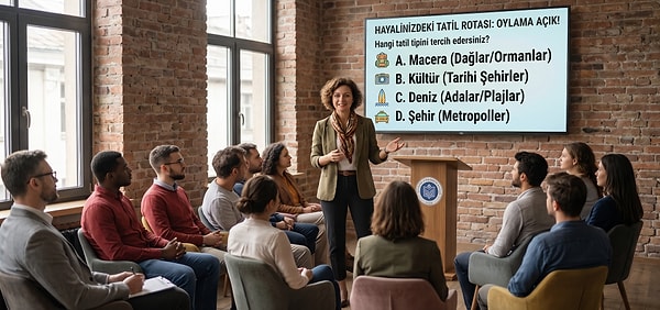 3. Sunumu interaktif hale getirmek gerekiyor.