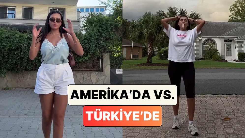 Bir İçerik Üreticisi Türkiye'de ve Amerika'da Dışarı Çıkarken Giydikleri Arasındaki Farkı Gösterdi