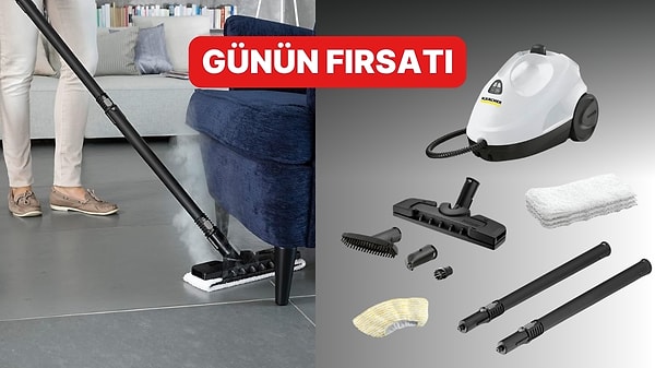 Hijyenik Temizliğin En Pratik Yolu: Kärcher KST 2 + Buharlı Temizlik Makinesi İndirimde!