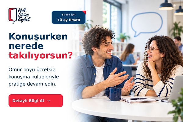 Wall Street English ile takıldığın şeyleri bugün geride bırakabilirsin!