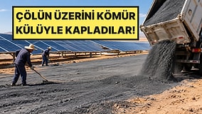 Çölü Kömür Külüyle Kaplamaya Başladılar