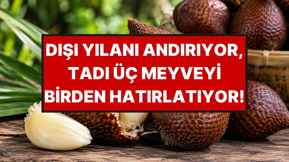 Bu Meyvenin Kabuğu Diğerlerine Hiç Benzemiyor