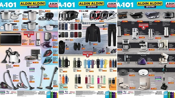 A101'e Pizza Makinesi Geliyor! 8 Ekim 2026 A101 Ekstra Aldın Aldın Kataloğu