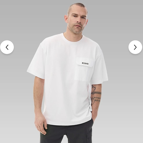 Columbia CSC Heritage kısa kollu erkek tişört sepette net %60 indirimle 1.079,96 TL!