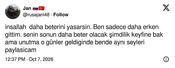 Rus tarafından bu "nispete" yanıt da geldi.