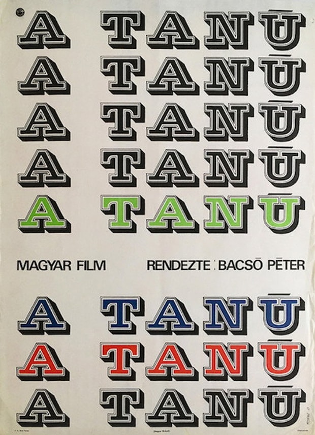 A tanú Posteri