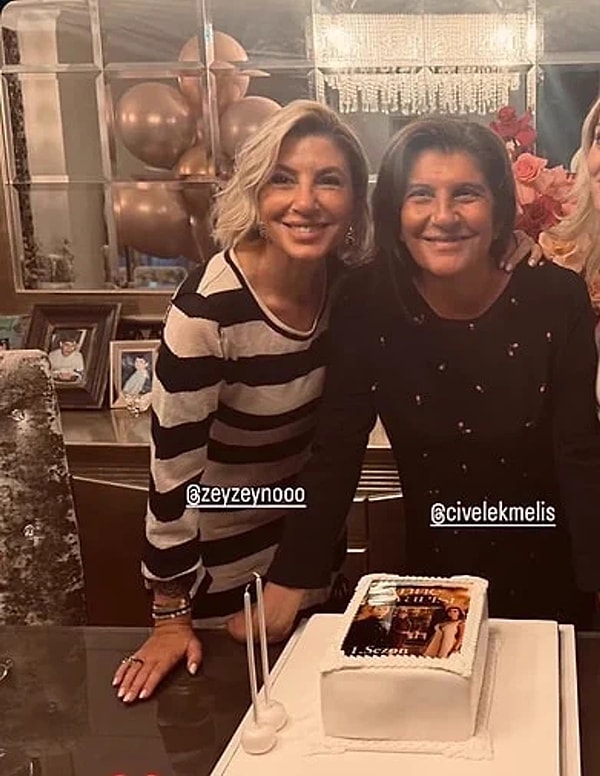 Kızılcık Şerbeti senaristi Melis Civelek, aynı zamanda dizinin Nilay'ı Feyza Civelek'in annesi.