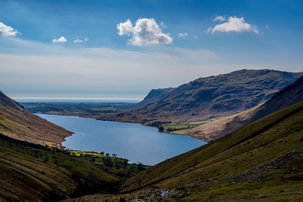 Son zirve, İngiltere'nin en yüksek noktası Scafell Pike oldu.