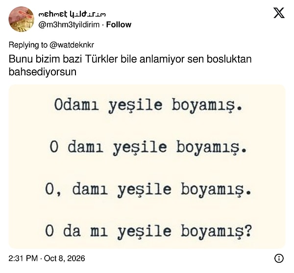 Türklerin bile zorlandığı "o da mı" meselesi: Tek cümle, dört ayrı yazım