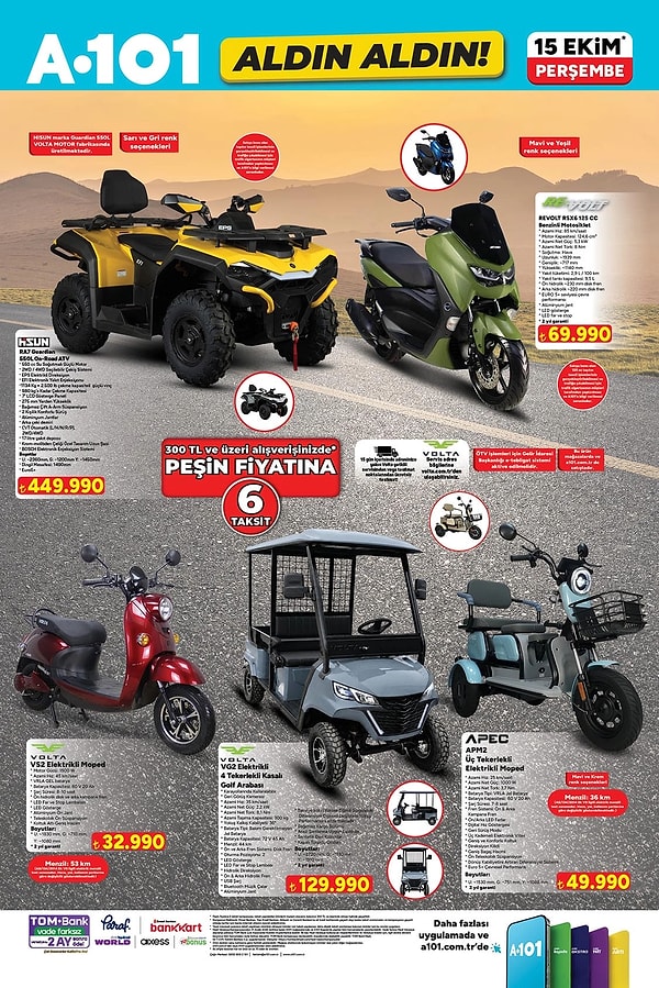 Hisun RA7 Guardian 550L On-Road ATV 449.990 TL