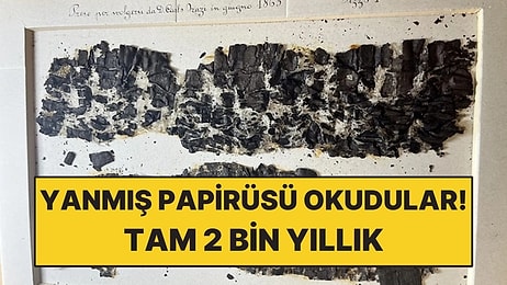 Yanmış Bir Yazmayı Açmadan Okudular: Yaklaşık 2 Bin Yıllık Metin Ortaya Çıktı