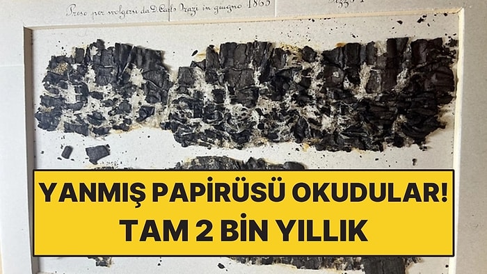 Yanmış Bir Yazmayı Açmadan Okudular: Yaklaşık 2 Bin Yıllık Metin Ortaya Çıktı