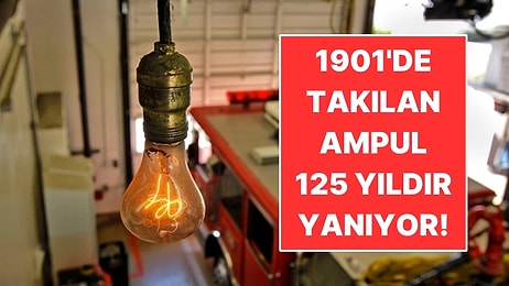 1901'de Taktıkları Ampul Hala Çalışıyor: Başına Kamera Bile Koydular
