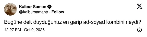 İşte @kalbursamantr adlı kullanıcı tarafından paylaşılan ve her şeyi başlatan o tweet👇