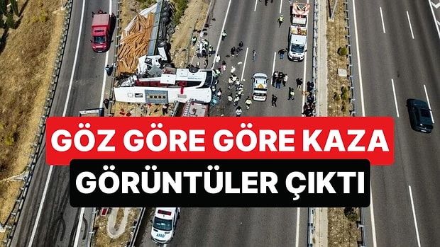Akhisar'daki Otobüs Kazasının Görüntüleri Ortaya Çıktı: Sapağı Kaçırıp Geri Geri Gitmiş