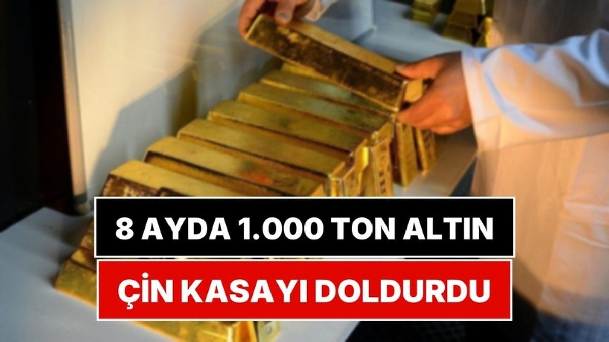 Çin Dolardan Kaçıp Altına Koştu: 158,8 Milyar Dolarlık Altın Aldı
